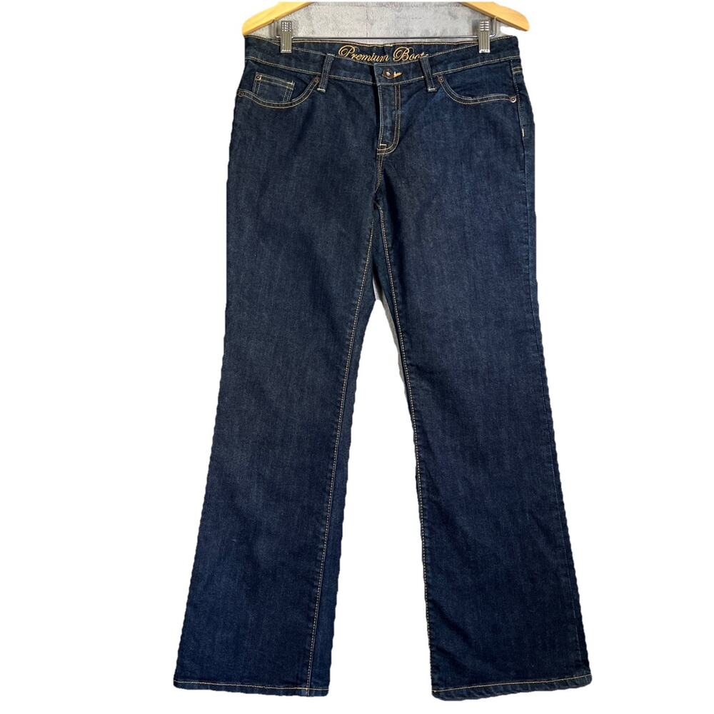 Gap Jeans Womens 10/30 Dark Blue Premium Bootcut Stretch Denim 29" Inseam